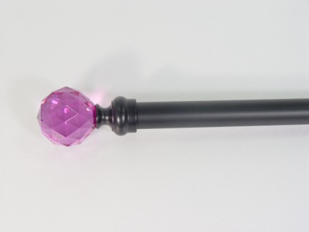 43mm Acrylic Faceted Ball Curtain Finial - 43mm_acrylic_faceted_ball_curtain_finial